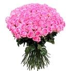 Zamów kwiaty do Polski: Bukiet 101 Różowych Róż